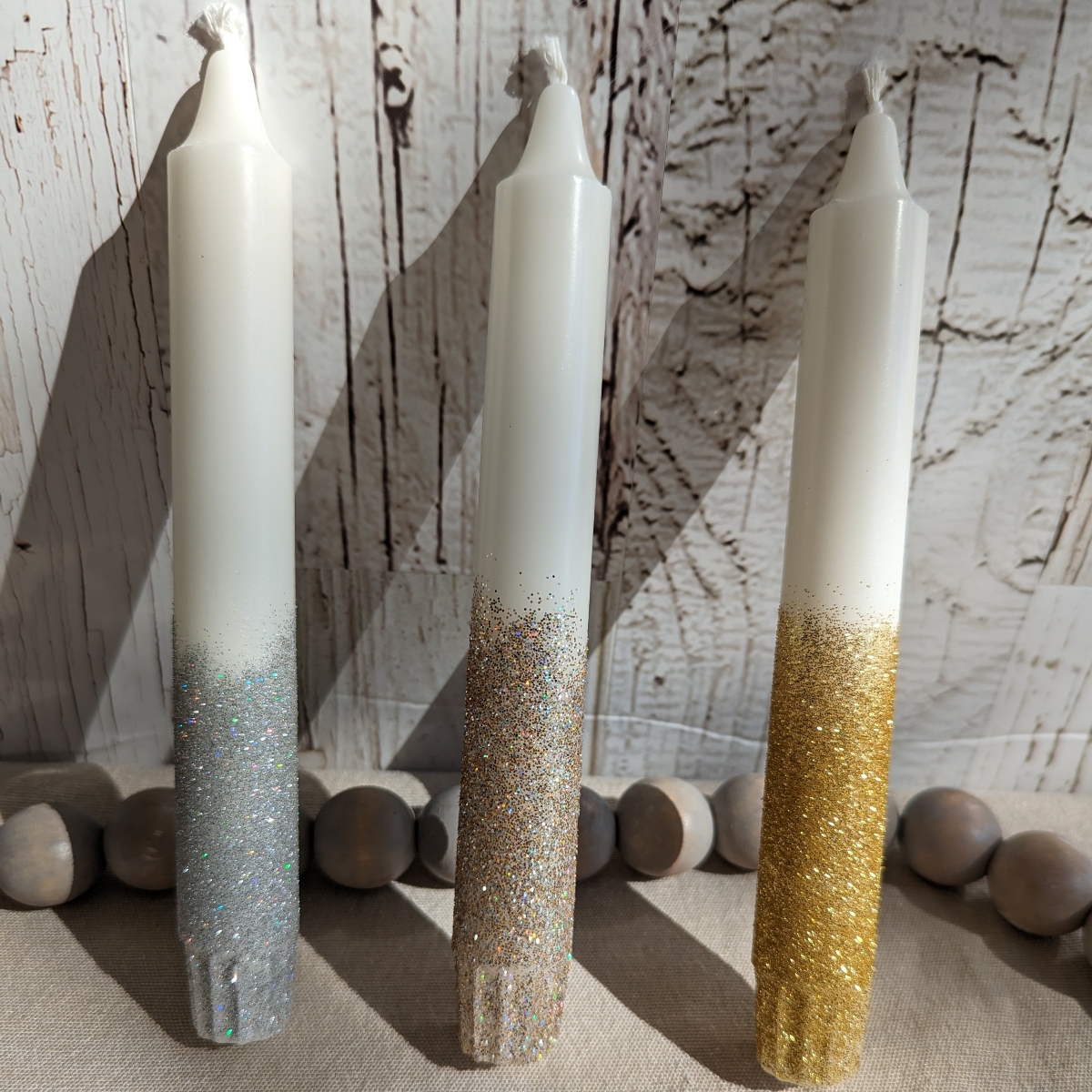 Glitter Dip Dye Candles - Image 8