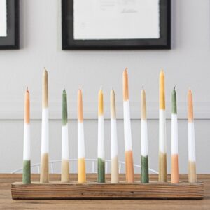 Dip dye candles, stick candles, taper candles